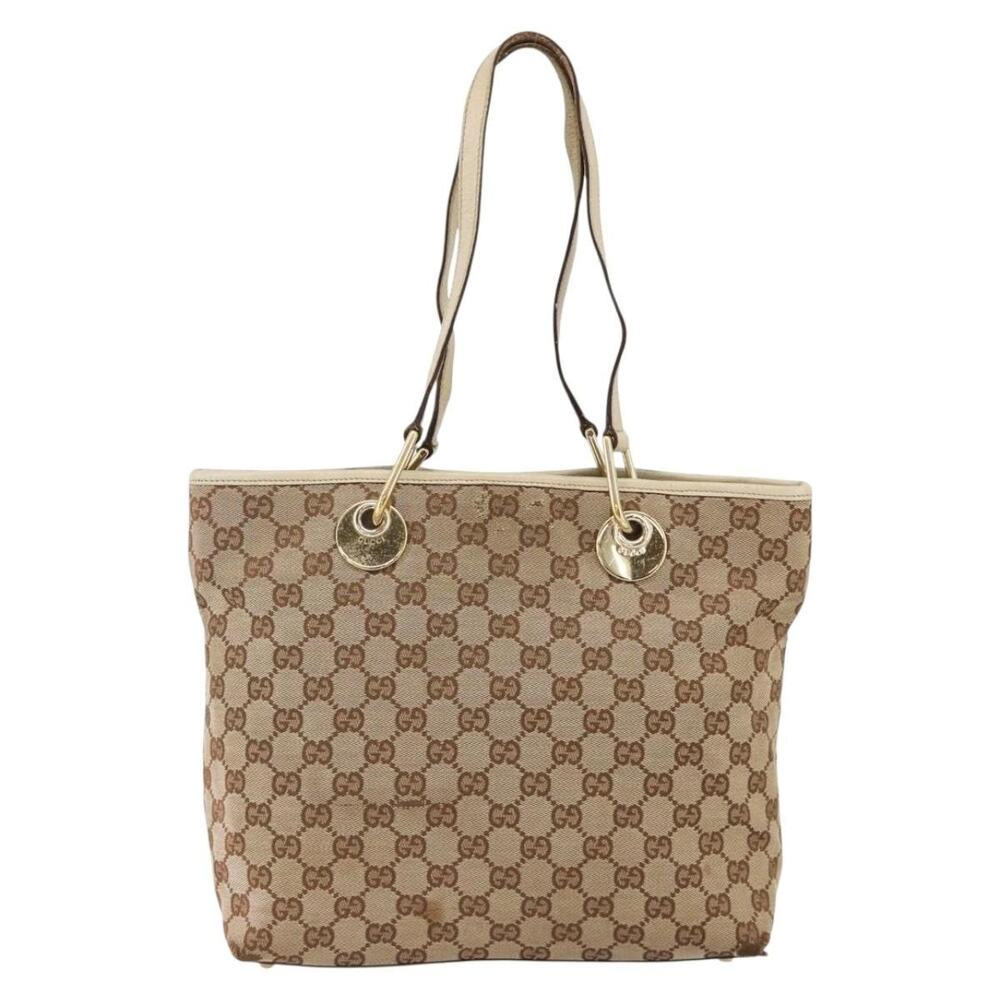 Gucci GG Canvas Handbag Beige